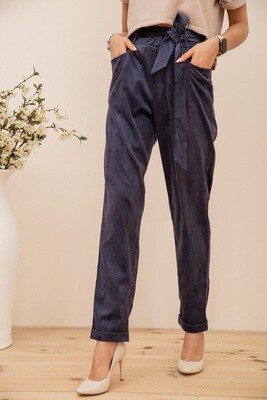 Women's trousers corduroy color Black Women's trousers corduroy color Black