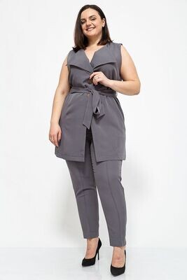 Women's suit vest and pants large size color Black Women's suit vest and pants large size color Black