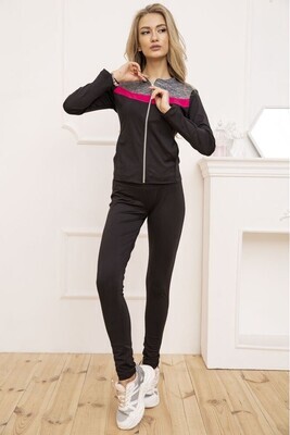 Tracksuit female color Black and purple Tracksuit female color Black and purple