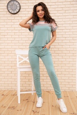 Tracksuit female color Olive pink Tracksuit female color Olive pink
