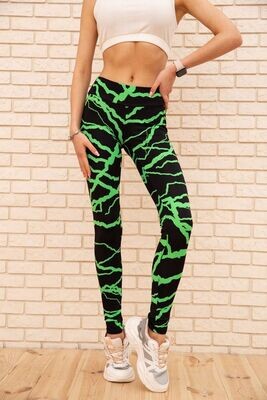 Tights for sports with neon inserts color Black Pink Tights for sports with neon inserts color Black Pink