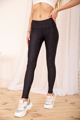 Women's leggings with drawstring color Black Women's leggings with drawstring color Black
