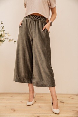 Women's culottes color Khaki Women's culottes color Khaki