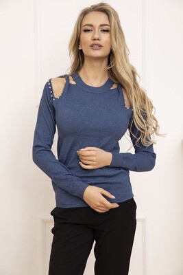 Women's sweater off-the-shoulder color Black Women's sweater off-the-shoulder color Black