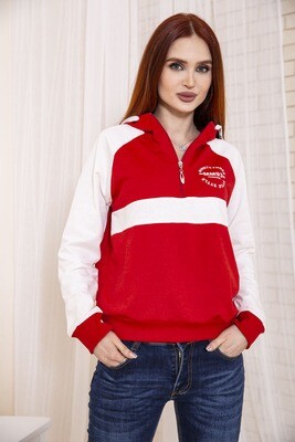 Women's sweatshirt with a zipper color Black Women's sweatshirt with a zipper color Black