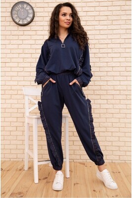 Sports suit female color Dark blue Sports suit female color Dark blue