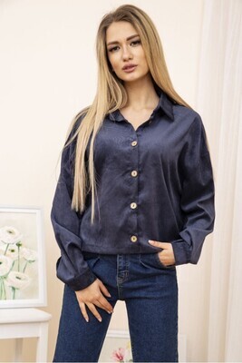 Women's jacket shirt corduroy color Black Women's jacket shirt corduroy color Black