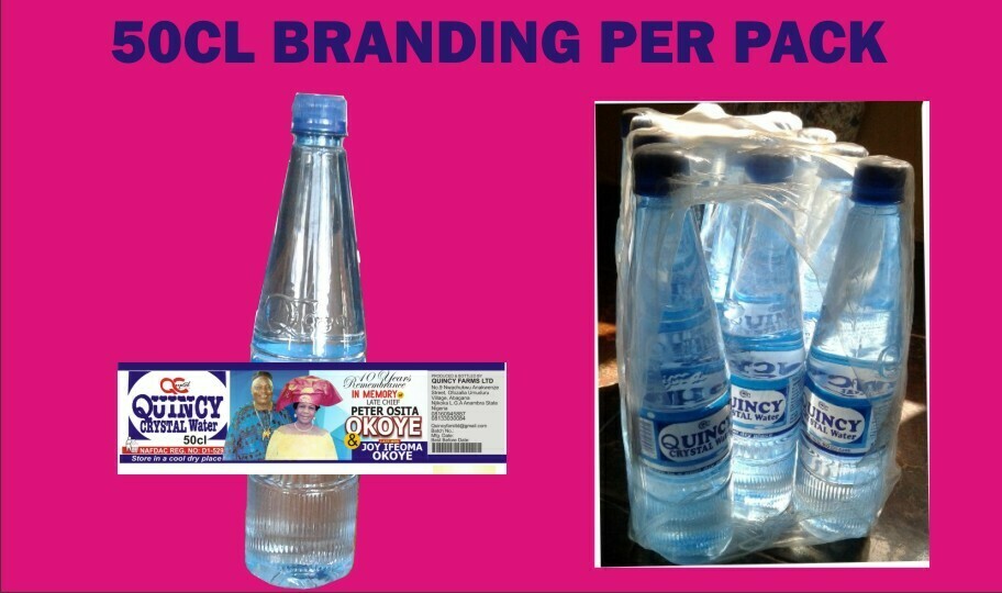 50cl Branding per pack
