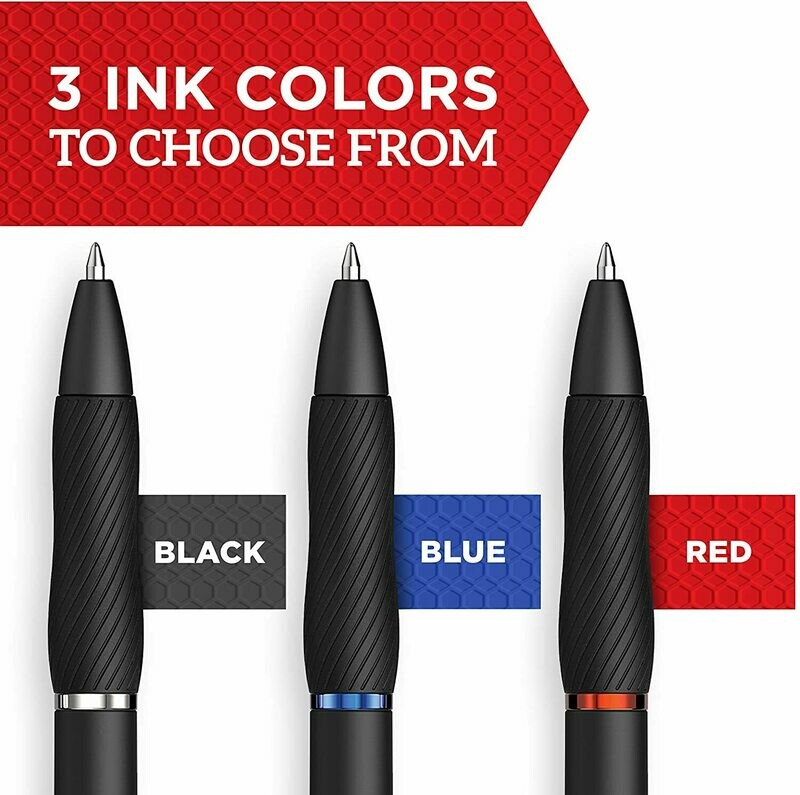 Gel Pens, Medium Point (0.7mm), Black Ink Gel Pen, 4 Count