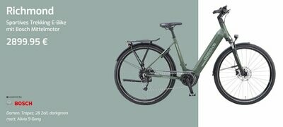 Green´s Richmond Trapez Sportives Trekking E-Bike mit Bosch Mittelmotor