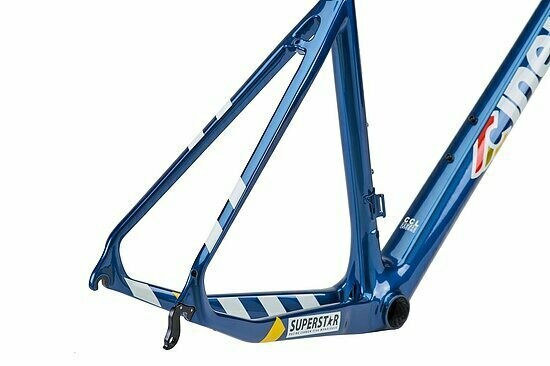 Cinelli 2021 SUPERSTAR Rahmen Gabel Set Greeneyes Blue