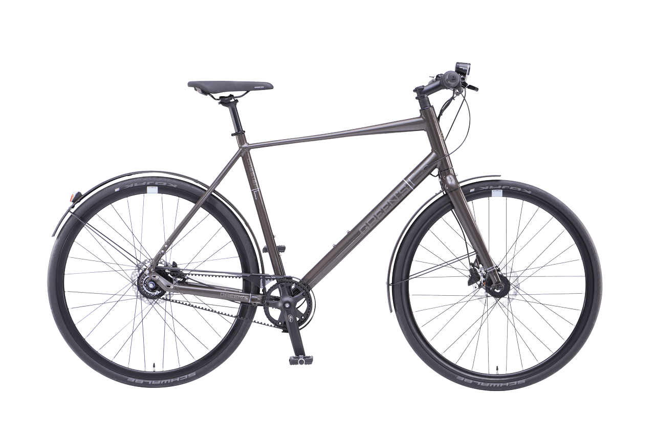 Green´s Chester Plus Diamant: Stylisches Urban-Bike mit Ledersattel, Scheibenbremsen und einem Gates Riemenantrieb