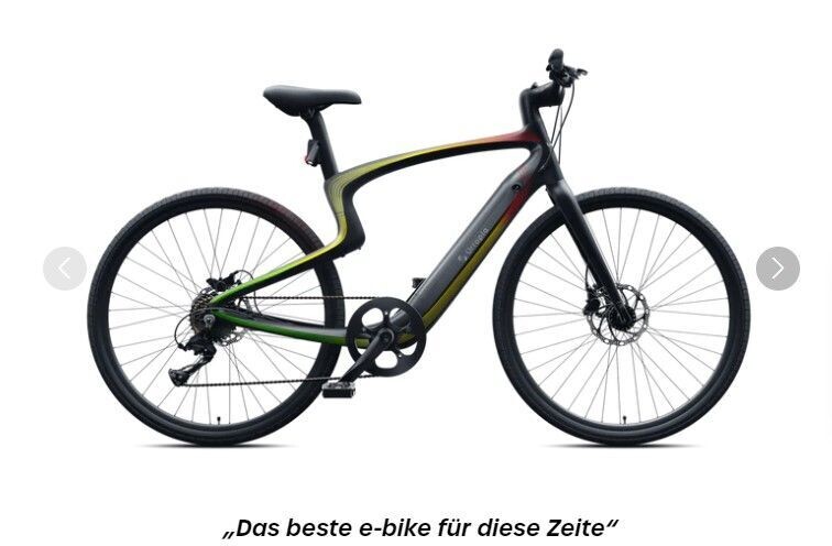 Urtopia E Bike Carbon 1S  mit Gangschaltung! Farbe: Midnight in Paris!