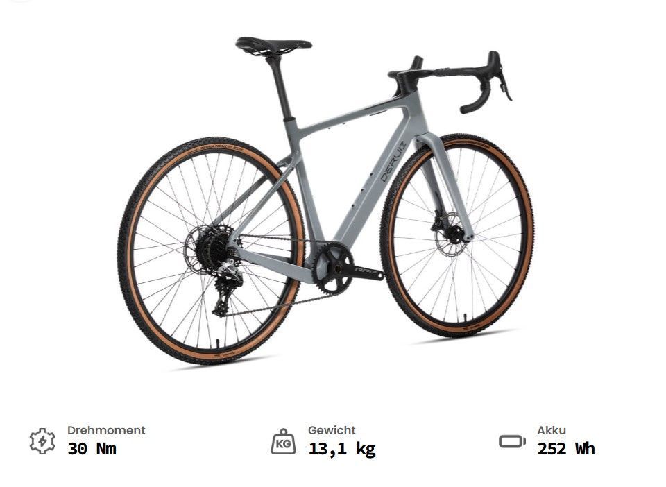 Santa Maria E-Gravel Skyscraper Grey Carbon Rahmen