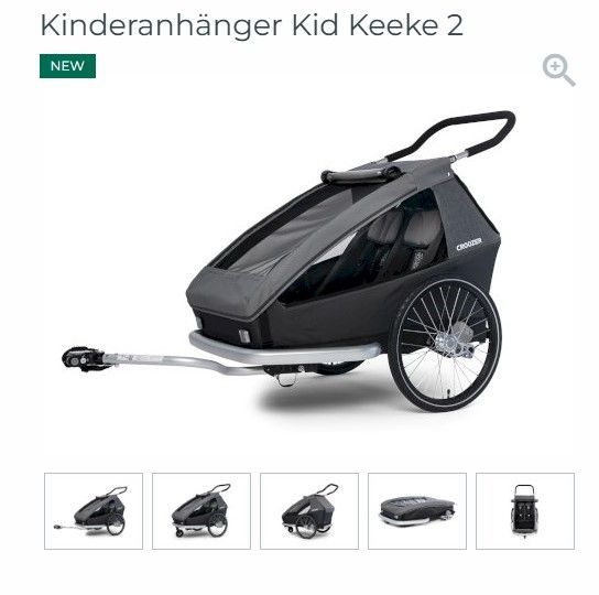Croozer Kinderanhänger Kid Keeke 2 Croozer Kinderanhänger Kid Keeke 2