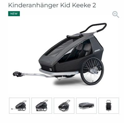 Croozer Kinderanhänger Kid Keeke 2 Croozer Kinderanhänger Kid Keeke 2