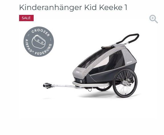 Croozer Kinderanhänger Kid Keeke 1 Croozer Kinderanhänger Kid Keeke 1