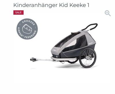 Croozer Kinderanhänger Kid Keeke 1 Croozer Kinderanhänger Kid Keeke 1