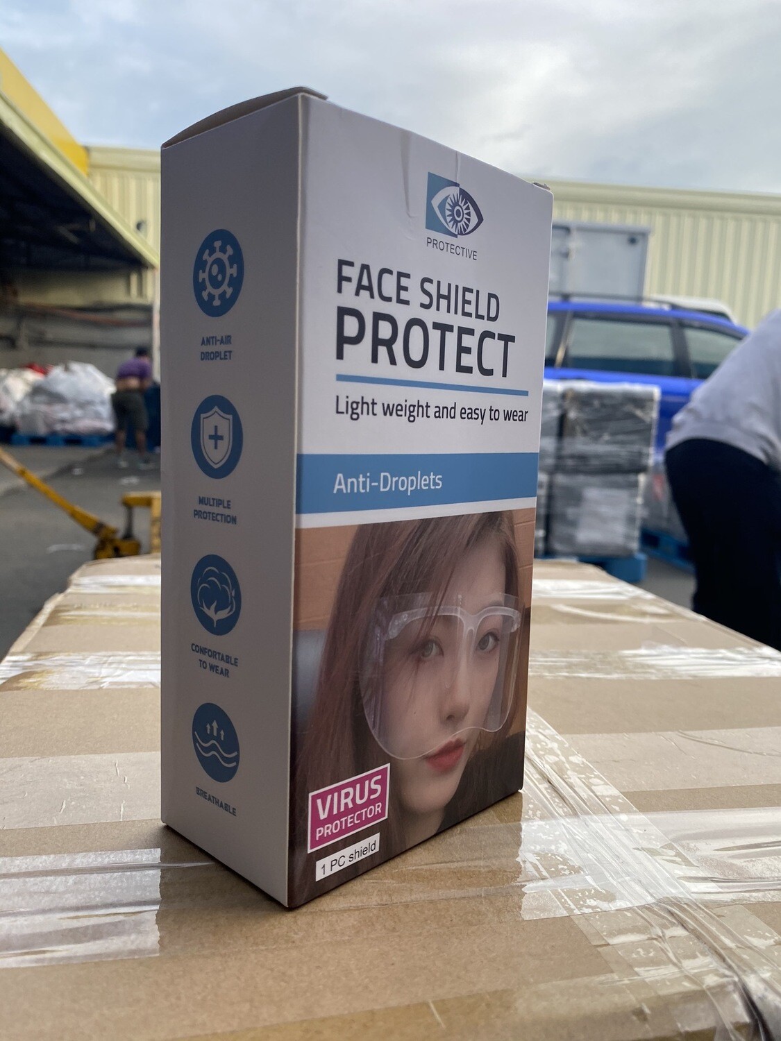 Butterfly Hard Plastic Eye Shield