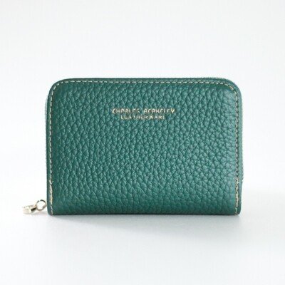 Charles Berkeley Green Jubilee Coin & Card Holder Charles Berkeley Green Jubilee Coin & Card Holder