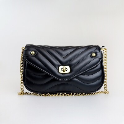CINDY Black Fashion Sling Bag With Small Coin Purse - J1 CINDY Black Fashion Sling Bag With Small Coin Purse - J1