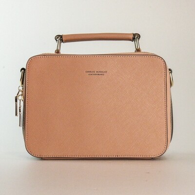 Charles Berkeley Duncan Light Brown Handbag - A1 Charles Berkeley Duncan Light Brown Handbag - A1