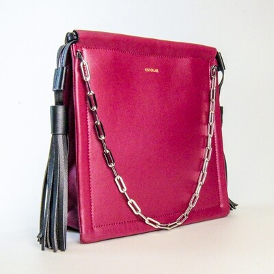 Esfolar Maroon Tassel Handbag - K2 Esfolar Maroon Tassel Handbag - K2