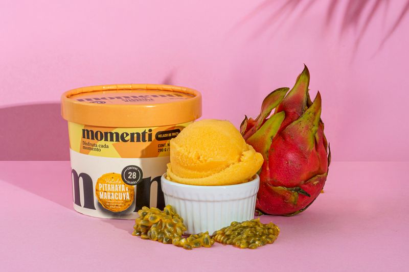 Helado Pitahaya &amp; Maracuyá Grande