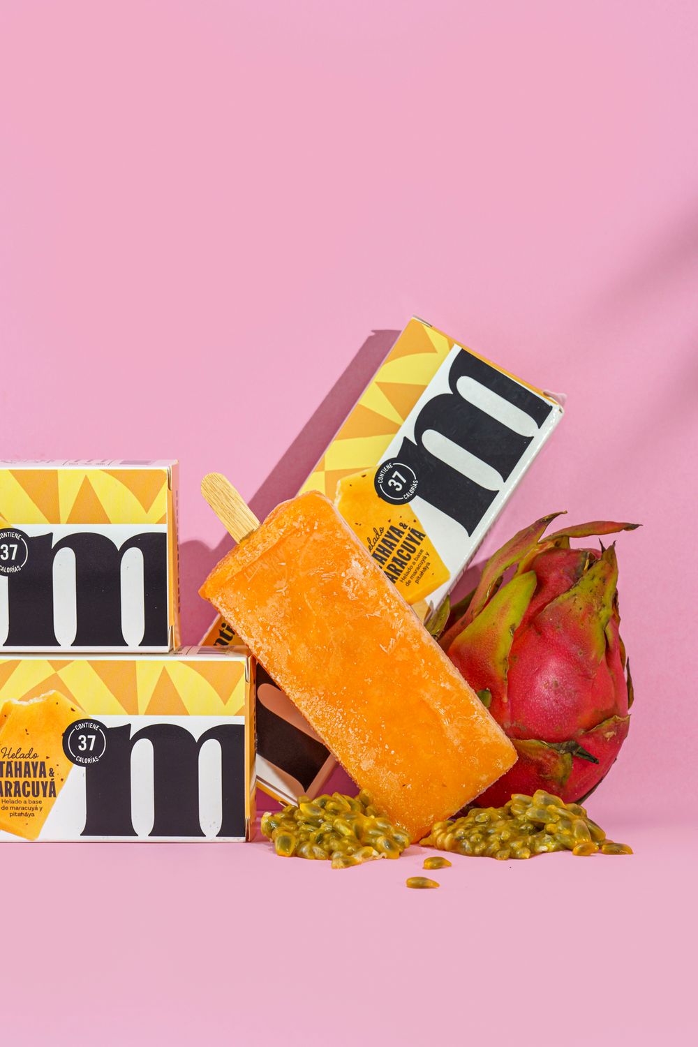Paleta Pitahaya &amp; Maracuyá