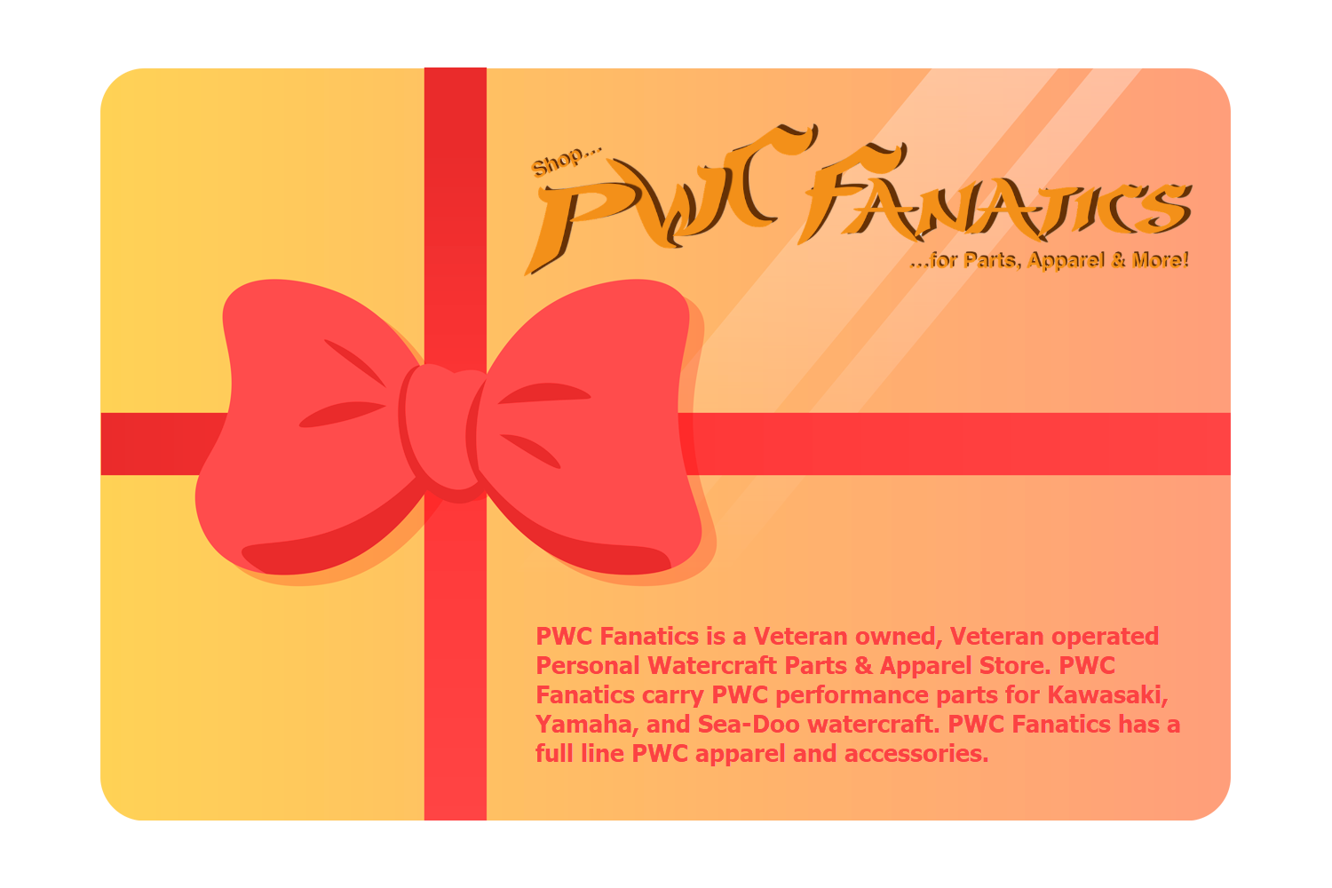 PWC Fanatics Gift Card