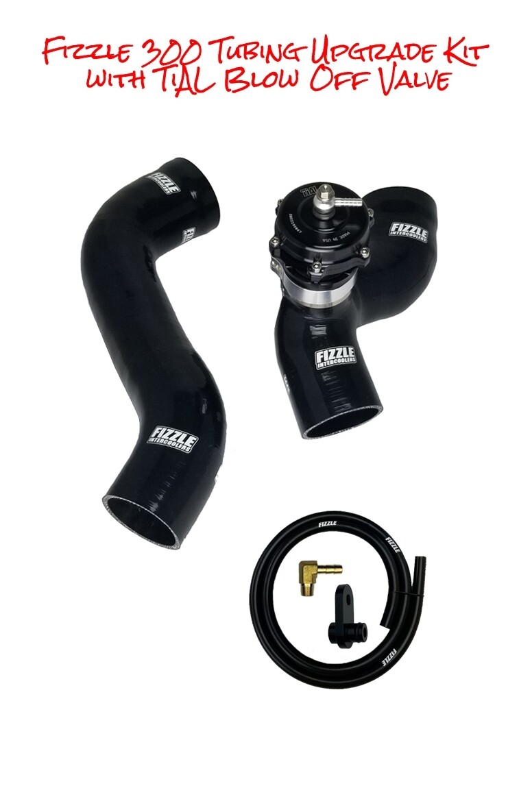 Fizzle 300 Intercooler Tubing Upgrade Kit with TiAL Blow Off Valve