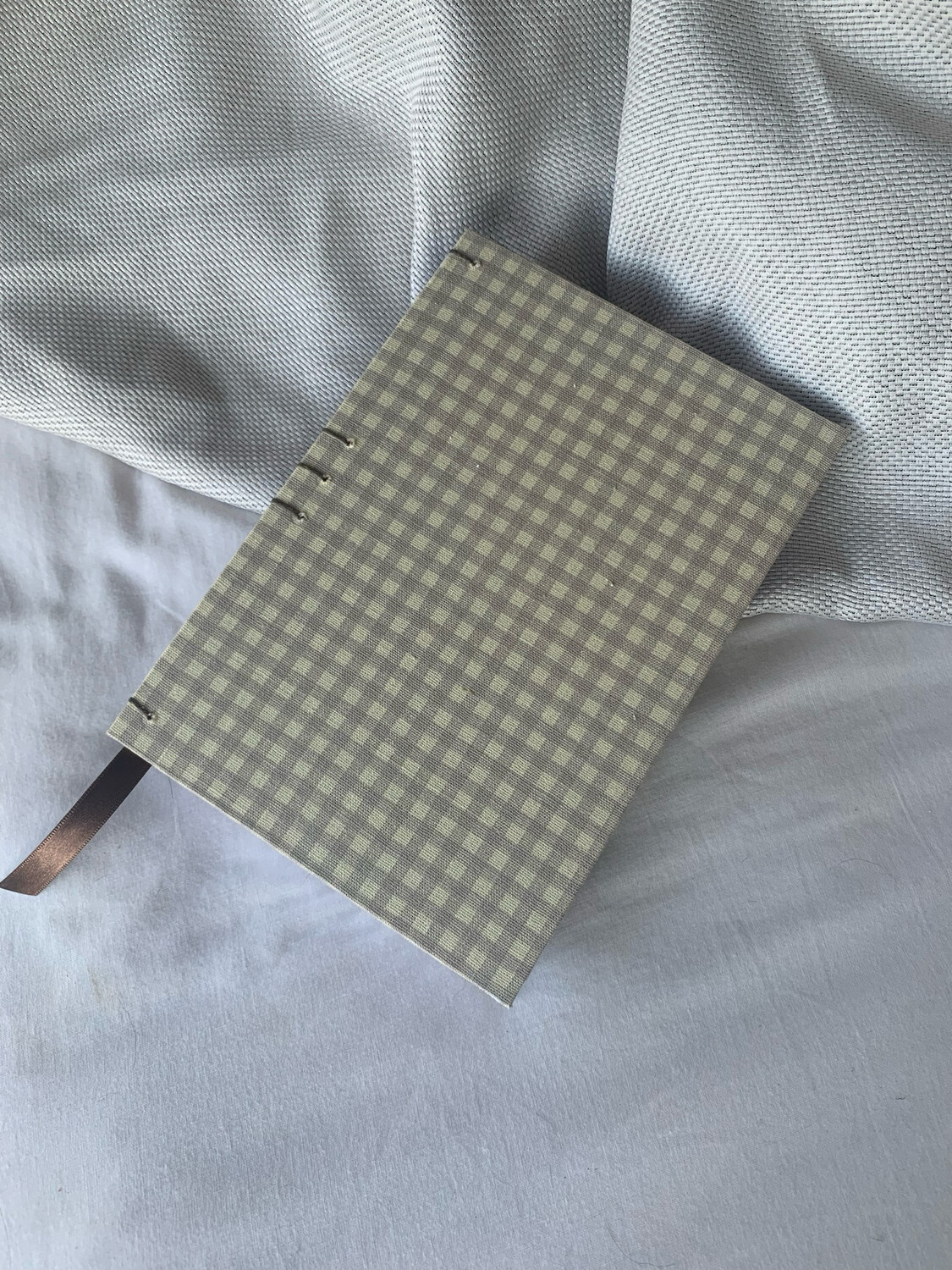 A5 Fabric Covered Journal - Plaid