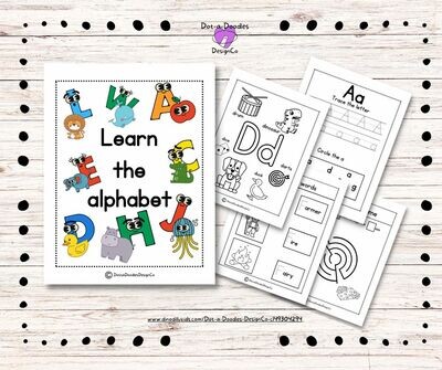 A-Z: Learn to write the alphabet