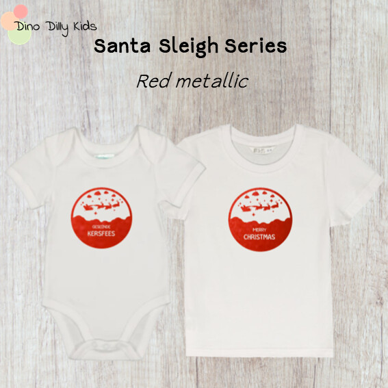 Santa Sleigh Christmas shirts (starting from R90)