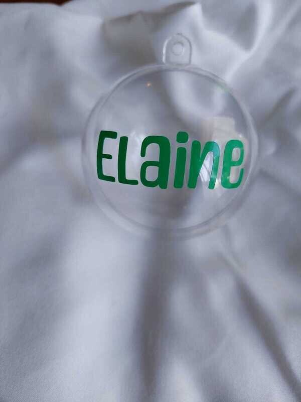 Personalised Christmas Baubles and Tree Decorations