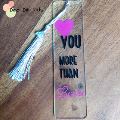 Valentine's Day Bookmark - I Love You More Than Books