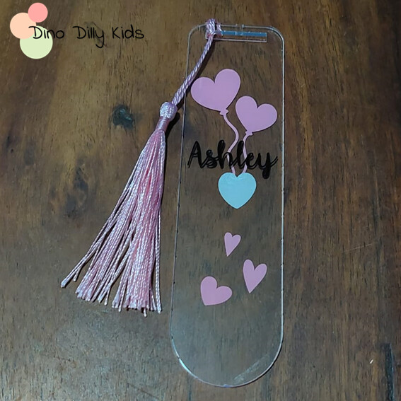 Valentine's Day Bookmark with Name