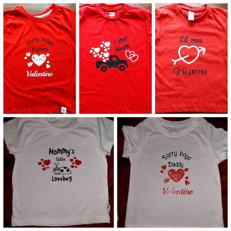 Valentine&#39;s Day shirts and bodyvests
