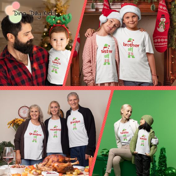 Family Elf Christmas shirts (starting from R90)
