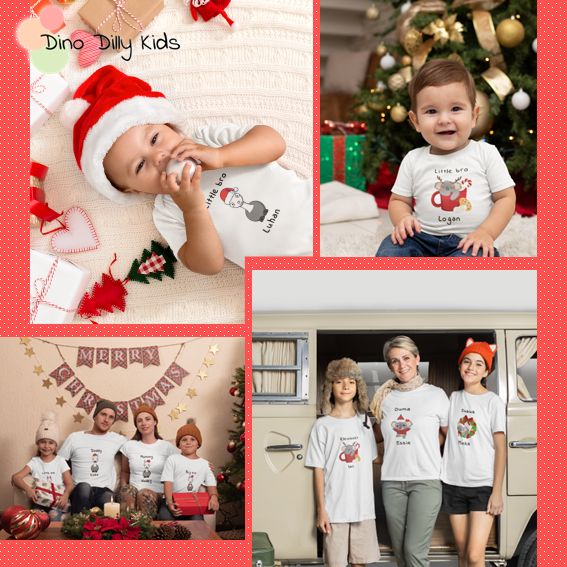 Family Koala/Llama Christmas shirts - with name (starting from R100)