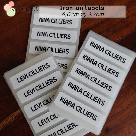 Iron-on Clothing Labels starting from
