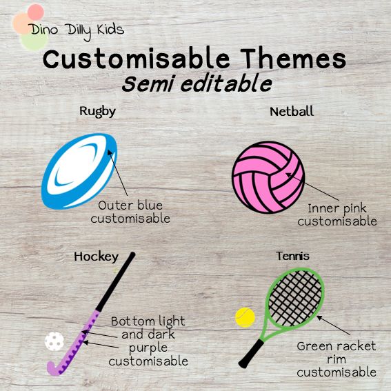 Bookmarks - Sport Themes