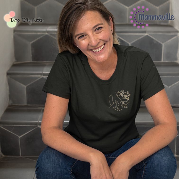 Mom Shirt - Mom&#39;s Heart / Mamma se Hart