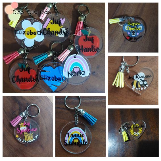 School Bag Tags/Keychains - Mixed Themes