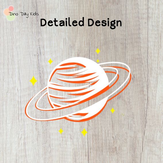 Boy Shirt - Saturn with Stars