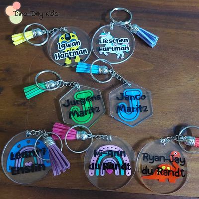 School Bag Tags / Keychains