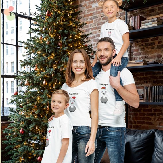 Christmas Shirt - Llama Family