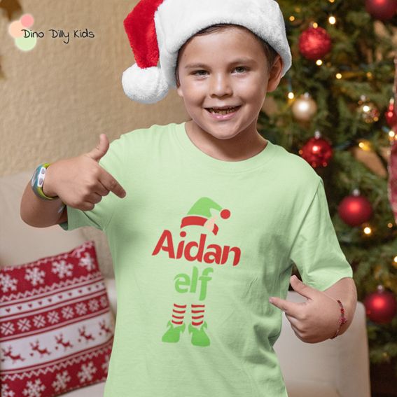 Christmas Shirt - Elf Family - Custom Names