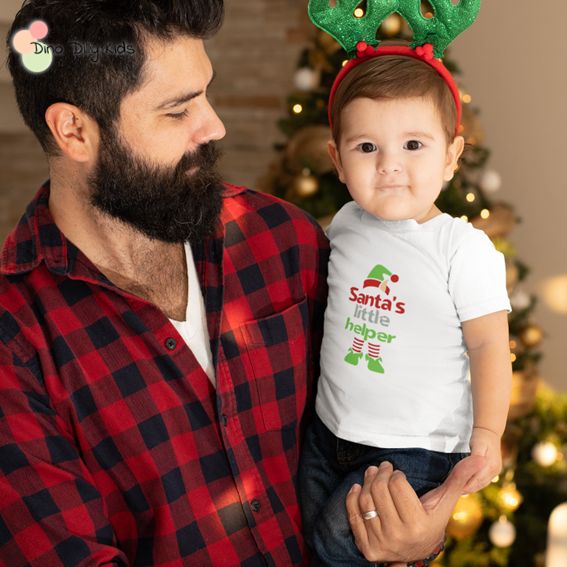 Christmas Shirt - Santa&#39;s Little Helper