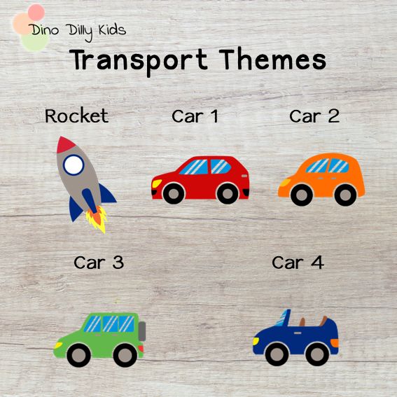 Keychains - Transport Themes